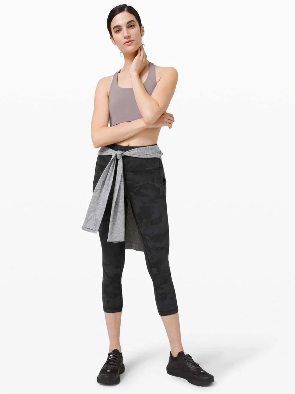 Lululemon Pace Rival High Rise Crop 22” Size 8